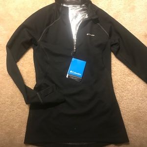 Columbia half zip base layer xs